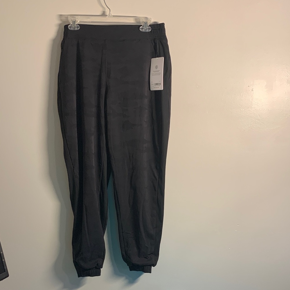 Woman, Black Jogger Pants